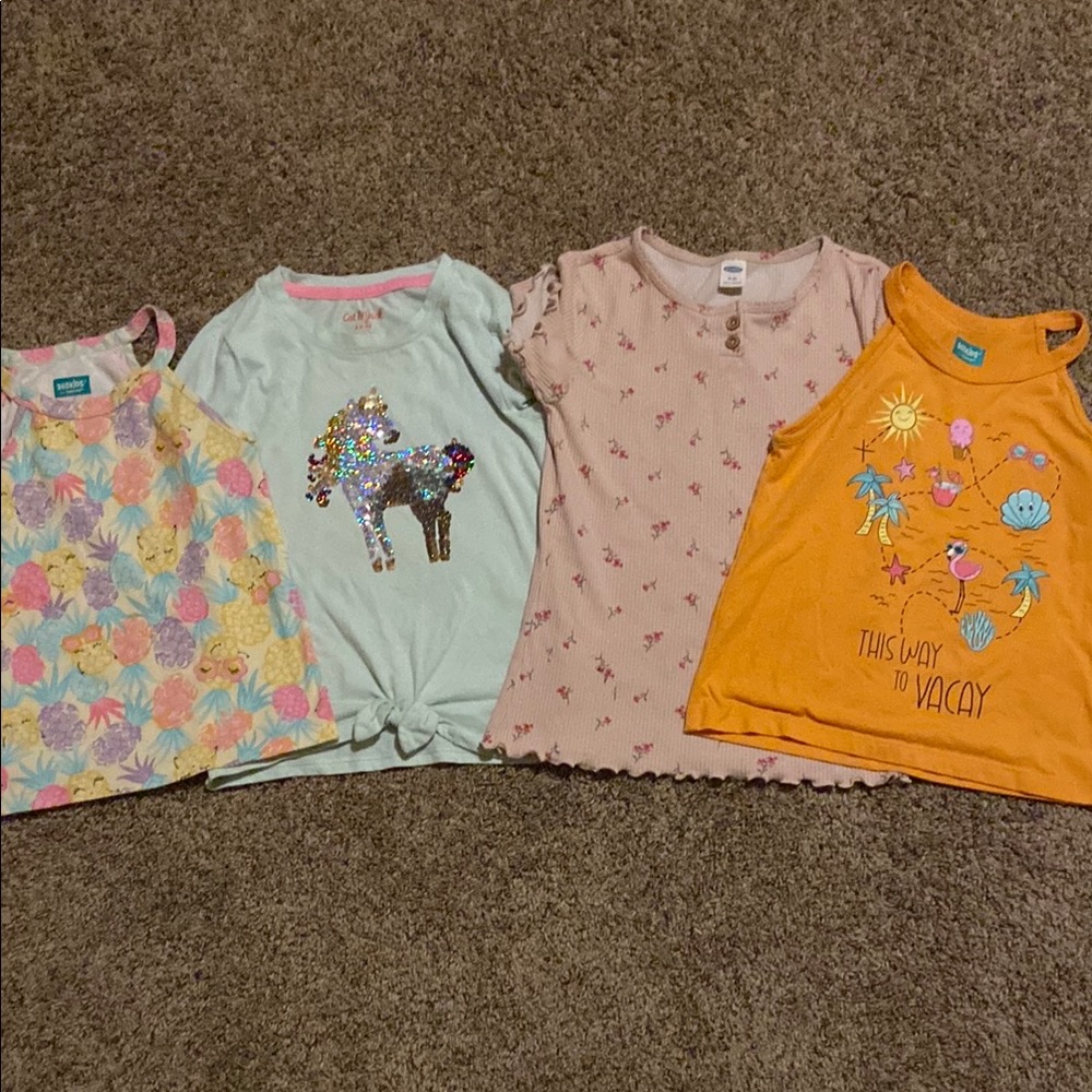 Colorful Kids' T-Shirts Set